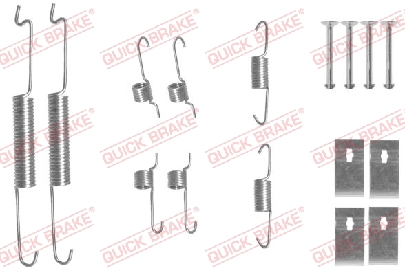 Accessory Kit, brake shoes